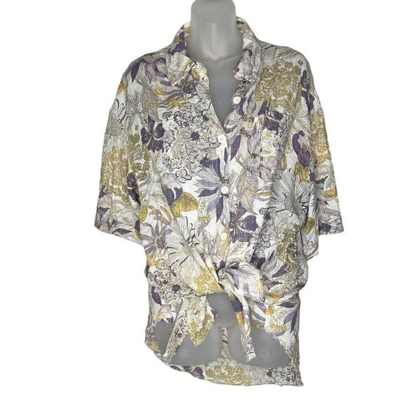 POL Clothing Button Down Top Small NWOT - Picture 1 of 9